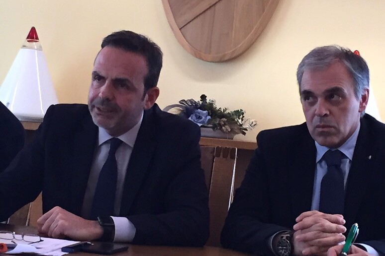 Il governatore Paolo Frattura e il direttore Asrem Gennaro Sosto - RIPRODUZIONE RISERVATA