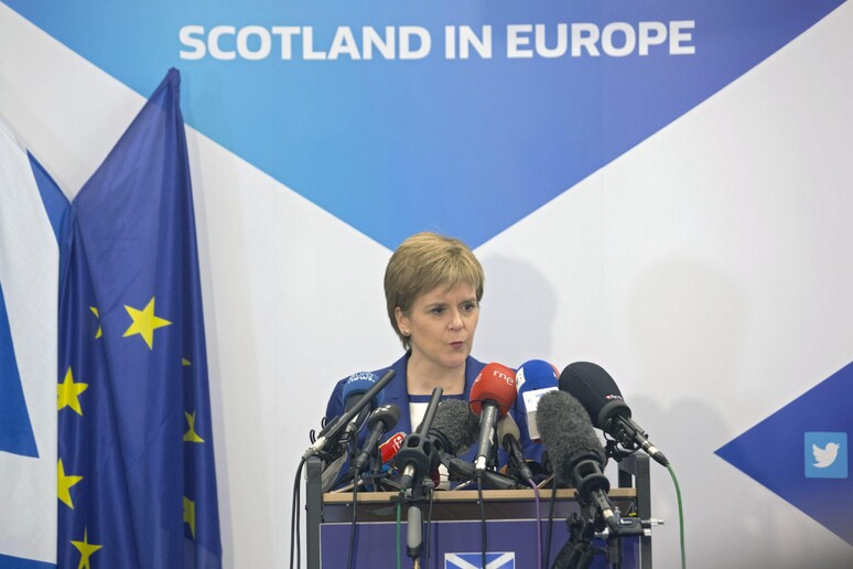 La First Minister scozzese Nicola Sturgeon © ANSA/EPA