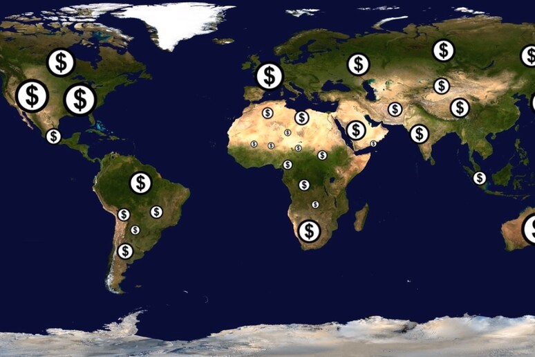 La prima mappa completa della povertà nel mondo è stata realizzata con l 'aiuto di satelliti e intelligenza artificiale (fonte: Stanford University) - RIPRODUZIONE RISERVATA