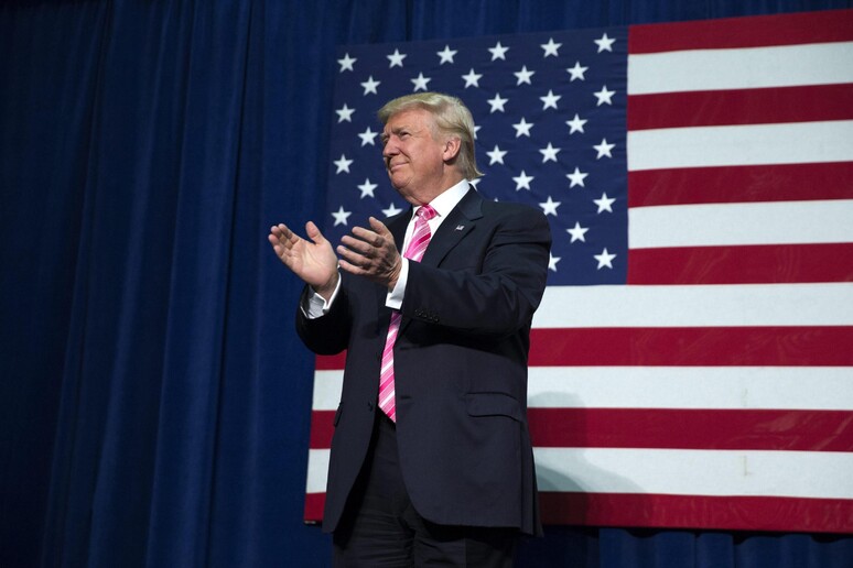 Republican presidential nominee Donald Trump delivers remarks at a campaign rally in Fredericksburg, VA [ARCHIVE MATERIAL 20160820 ] - RIPRODUZIONE RISERVATA