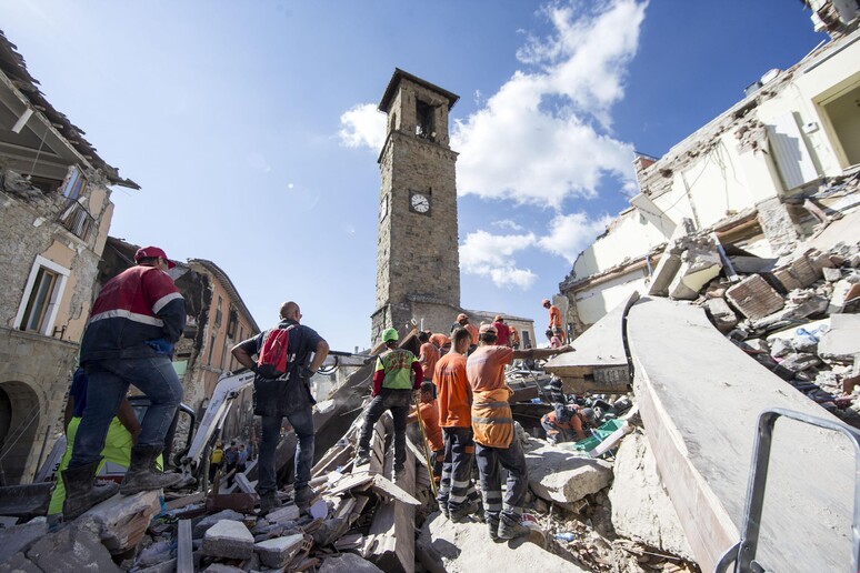 Earthquake in Amatrice - RIPRODUZIONE RISERVATA