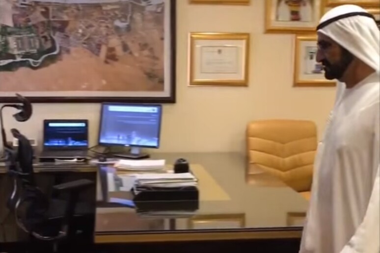 Lo sceicco di Dubai, Mohammed bin Rashid al-Maktoum - RIPRODUZIONE RISERVATA