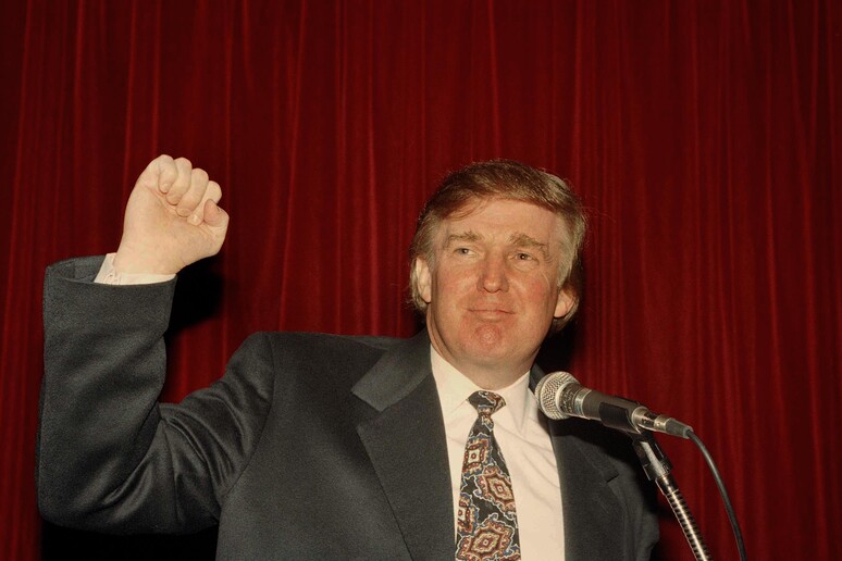 Donald Trump negli anni  '90 © ANSA/AP