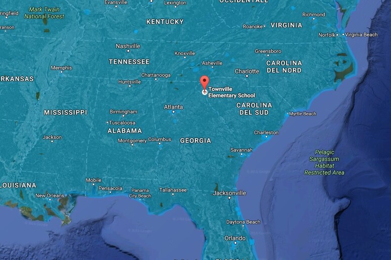 Una cartina del luogo dove c 'è stata la sparatoria tratta da Google maps - RIPRODUZIONE RISERVATA