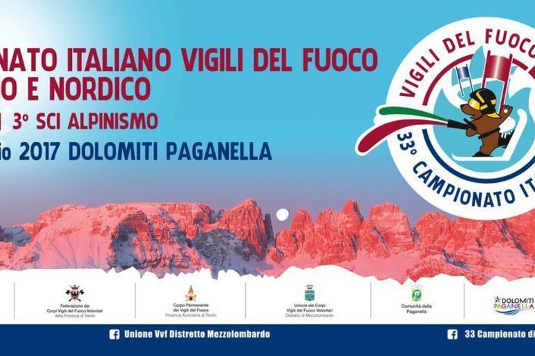Vigili fuoco: in Trentino 33/o campionato italiano sci alpino e nordico - RIPRODUZIONE RISERVATA