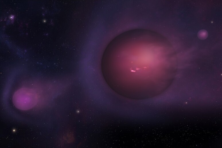 Il centro della Via Lattea  'spara ' proiettili grandi come pianeti (fonte: Mark A. Garlick / CfA) - RIPRODUZIONE RISERVATA