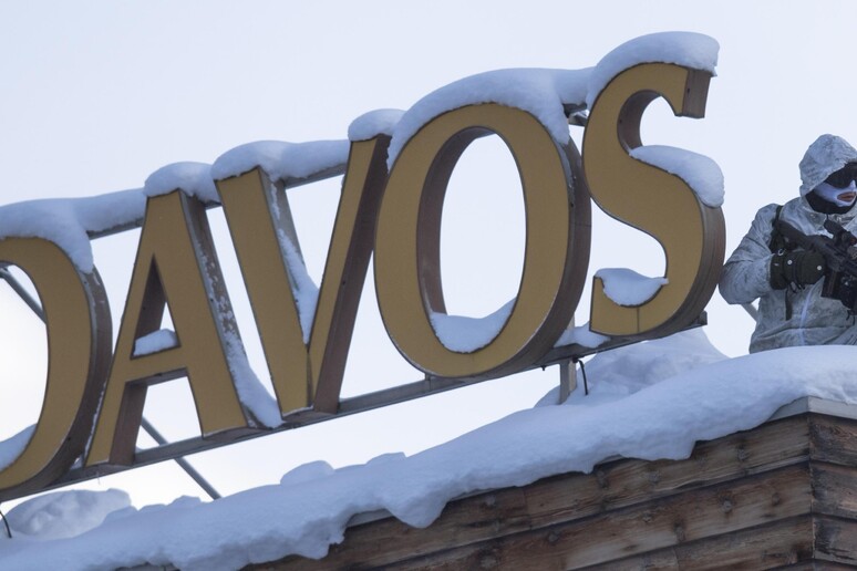 Massima sicurezza a Davos per il World economic forum © ANSA/AP