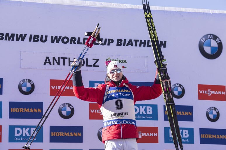 Biathlon: Cdm; Johannes Thingnes Boe vince ad Anterselva - RIPRODUZIONE RISERVATA