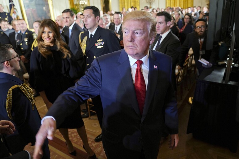 Donald Trump in una recente immagine © ANSA/AP
