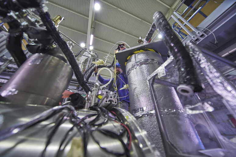 L 'apparato dell 'esperimento Base del Cern (fonte: CERN) - RIPRODUZIONE RISERVATA