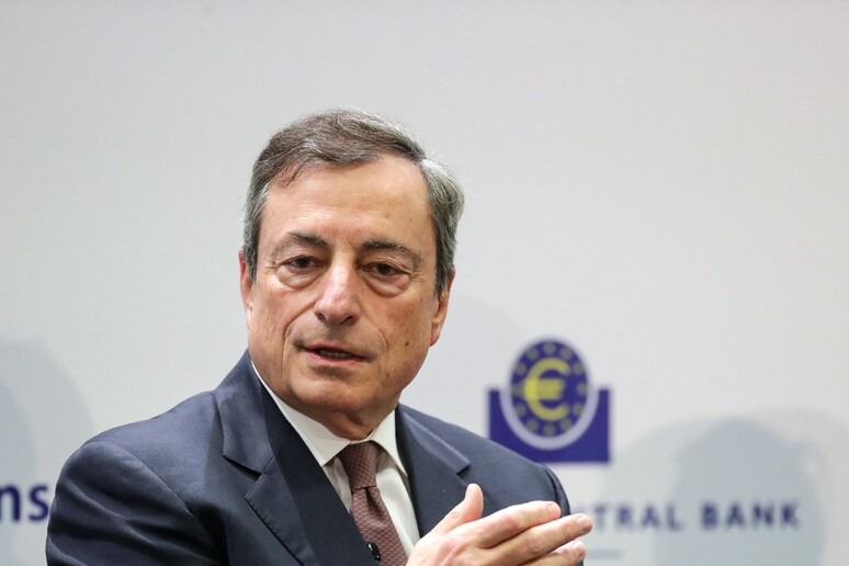Mario Draghi in una foto d 'archivio © ANSA/EPA
