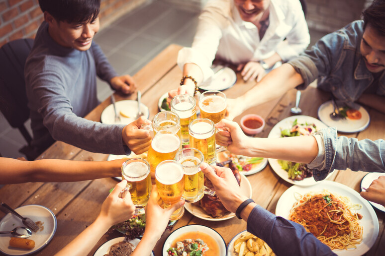 Alcolici suscitano emozioni diverse, relax da birra e vino - RIPRODUZIONE RISERVATA