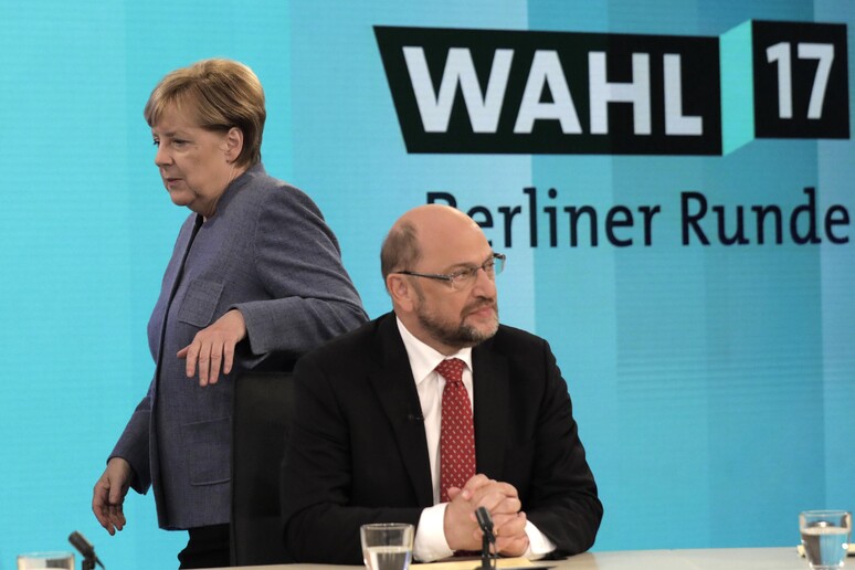 Angela Merkel e Martin Schulz © ANSA/AP