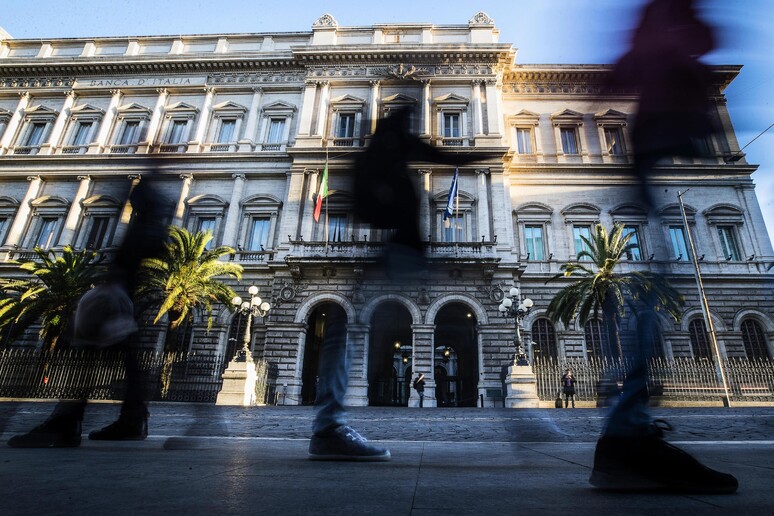 Una veduta della sede della Banca d 'Italia a Palazzo Koch, Roma - RIPRODUZIONE RISERVATA