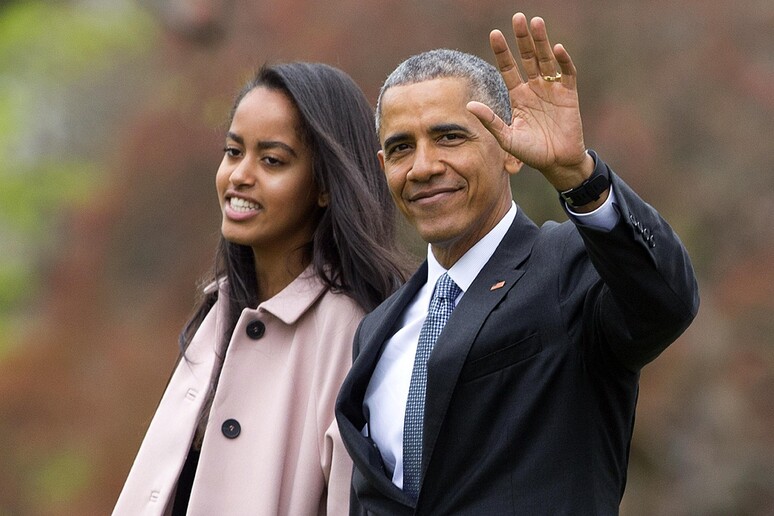 Barack Obama,Malia Obama © ANSA/AP