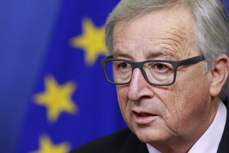 Il presidente della Commissione europea Jean-Claude Juncker © ANSA/EPA