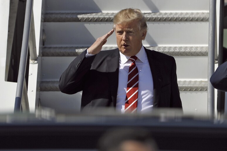 Il presidente degli Stati Uniti Donald Trump © ANSA/AP