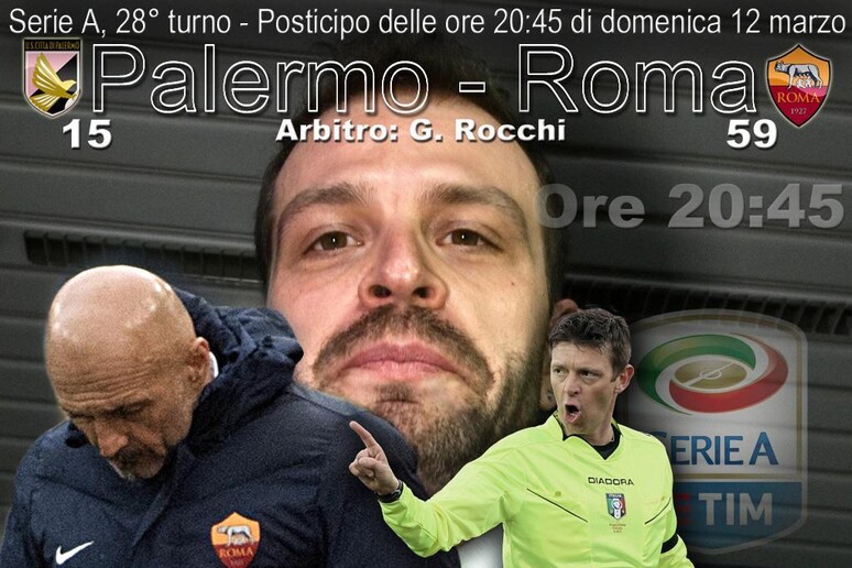 Serie A, domenica sera Palermo-Roma - RIPRODUZIONE RISERVATA