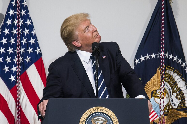 Il presidente degli Stati Uniti Donald Trump © ANSA/EPA