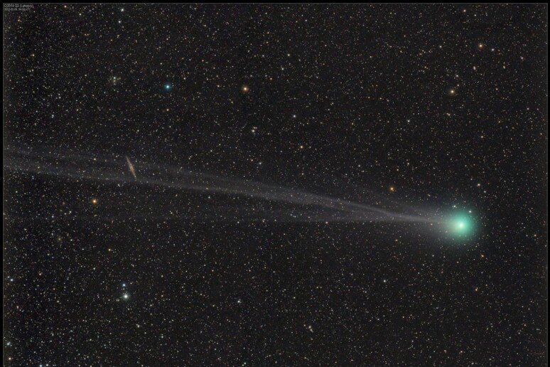 Il Sole ha cambiato l’identità dell’acqua della cometa Lovejoy (fonte: Damian Peach) - RIPRODUZIONE RISERVATA