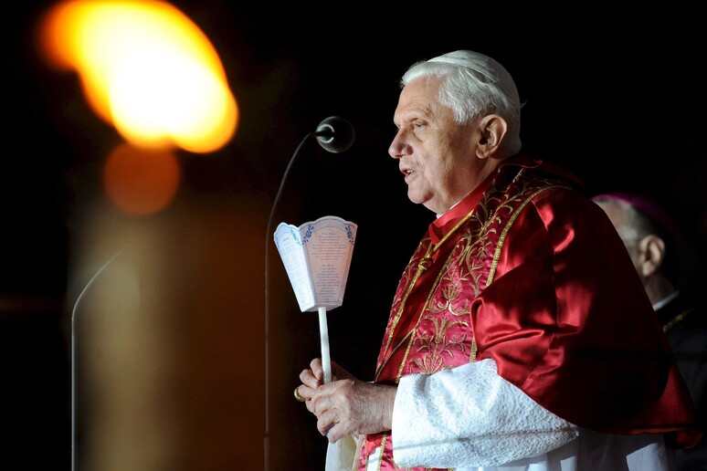 Il Papa emerito Benedetto XVI © ANSA/EPA