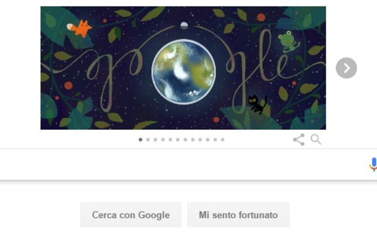 Il doodle di Google - RIPRODUZIONE RISERVATA