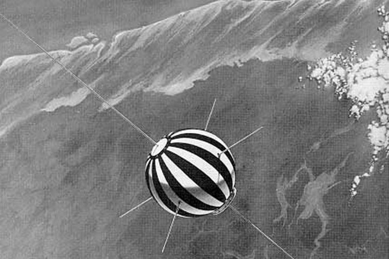 Rappresentazione artistica del satellite San Marco 2 (fonte: NASA - Goddard Library) - RIPRODUZIONE RISERVATA