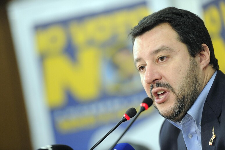 Matteo Salvini in una foto d 'archivio - RIPRODUZIONE RISERVATA