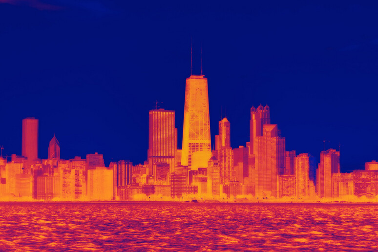 Una interpretazione artistica della città di Chicago (fonte: dustinphillips) - RIPRODUZIONE RISERVATA