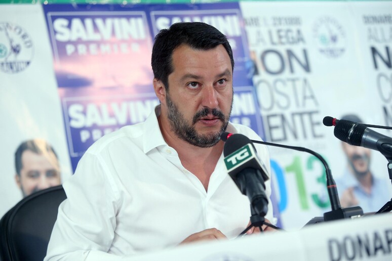 Il segretario della Lega Nord Matteo Salvini - RIPRODUZIONE RISERVATA