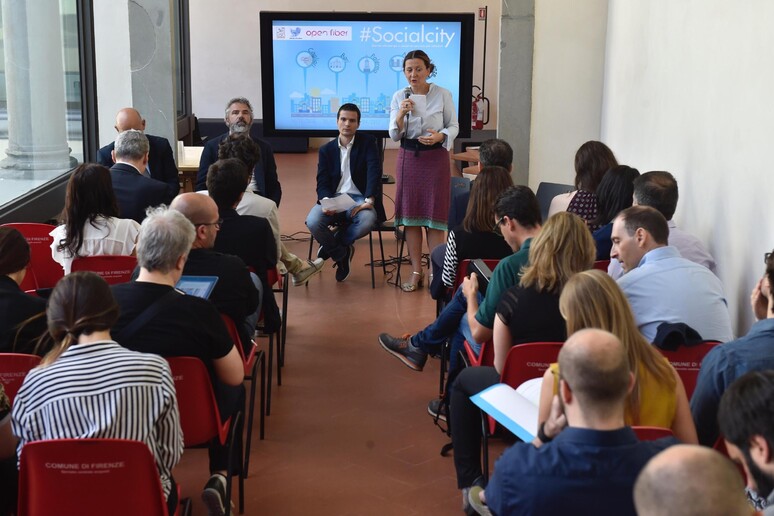 Enel Open Fiber:  ' 'Socialcity ' ' a Firenze - RIPRODUZIONE RISERVATA