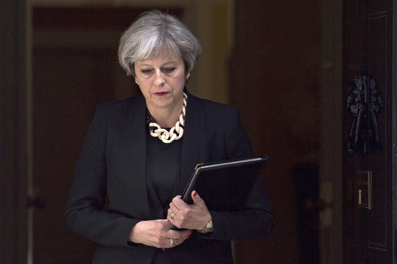 Theresa May in una recente immagine © ANSA/EPA