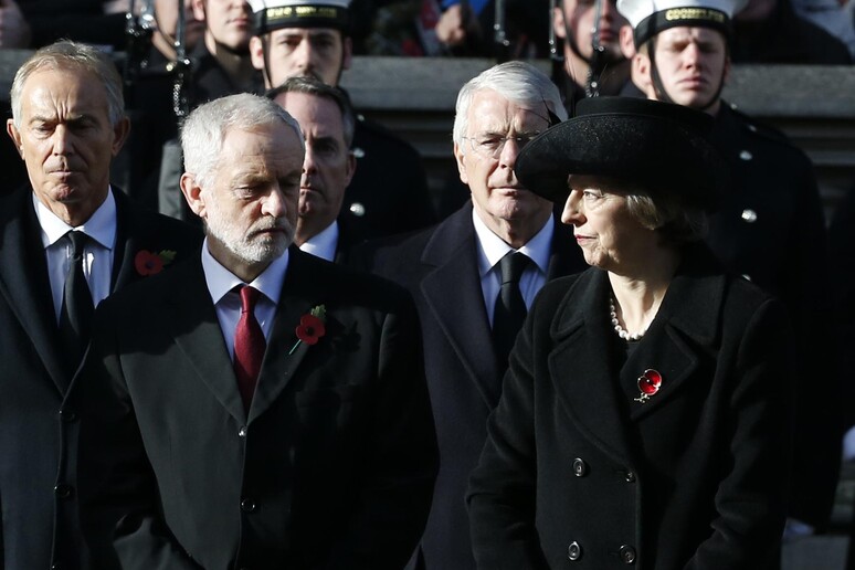 Theresa May e Jeremy Corbyn © ANSA/AP