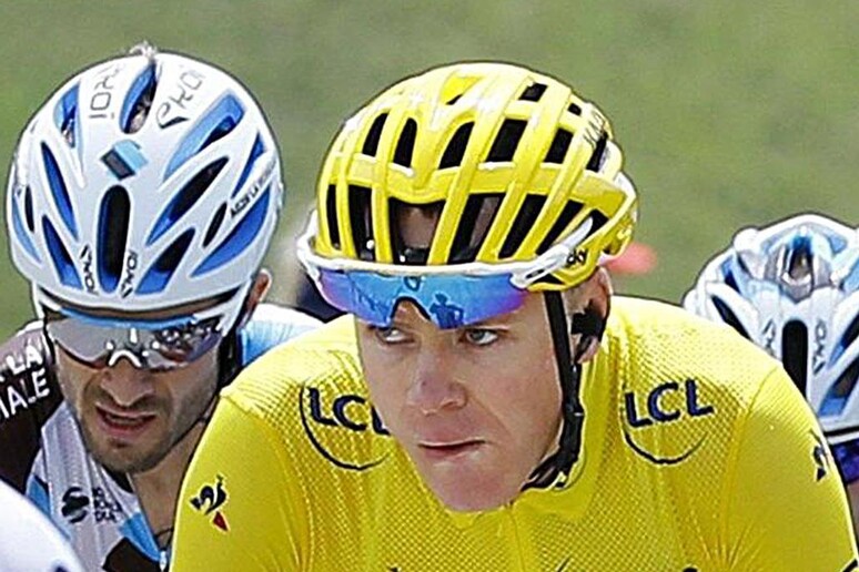 Christopher Froome, leader del Tour de France - RIPRODUZIONE RISERVATA