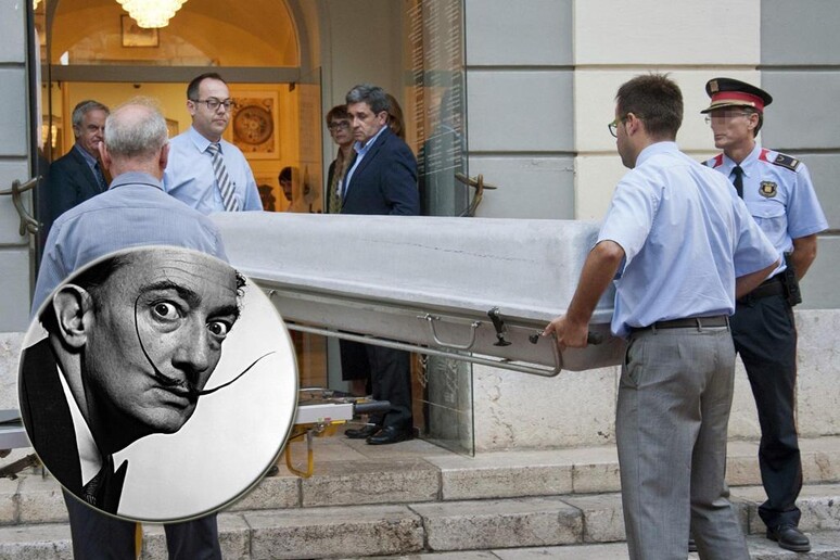 L 'esumazione del cadavere di Salvador Dali ' in Spagna - RIPRODUZIONE RISERVATA