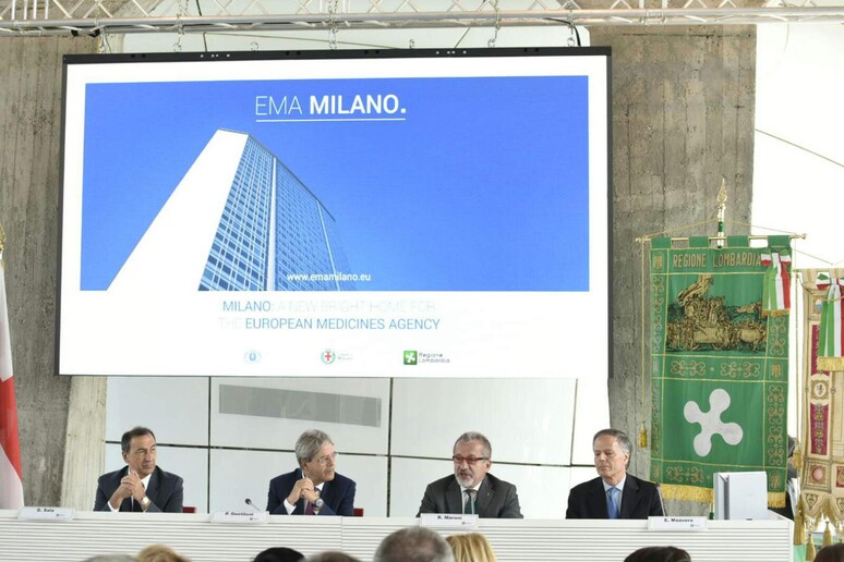 La presentazione della candidatura di Milano a nuova sede dell 'Ema - RIPRODUZIONE RISERVATA