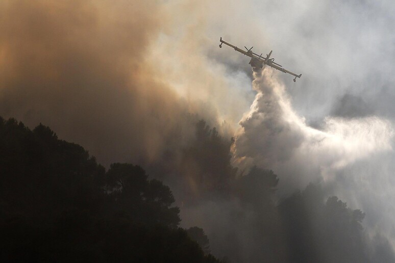 Fiamme in Costa Azzura, evacuate diecimila persone © ANSA/EPA