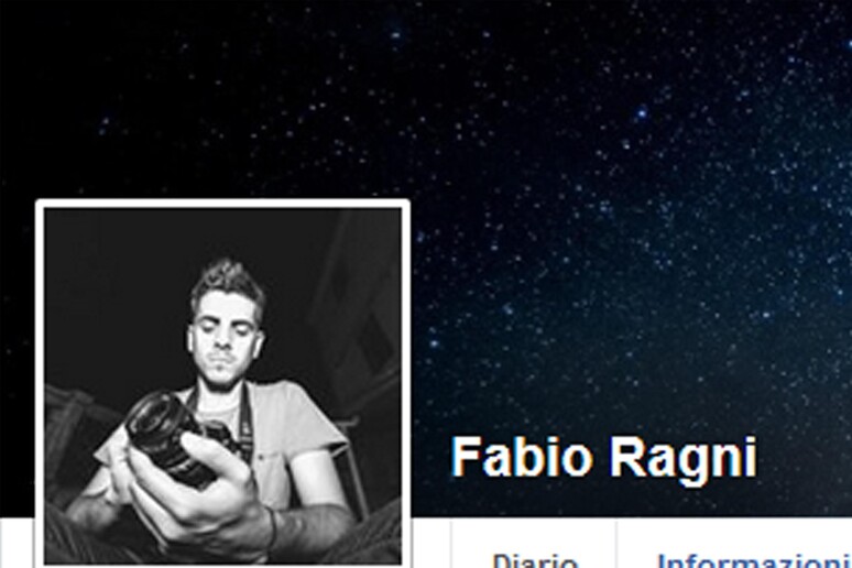 Fabio Ragni dal suo profilo Fb - RIPRODUZIONE RISERVATA