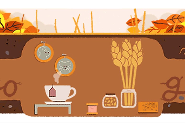 Il doodle di Google celebra l 'equinozio - RIPRODUZIONE RISERVATA