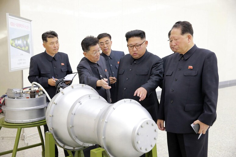 La Corea del Nord testa la bomba H © ANSA/AP