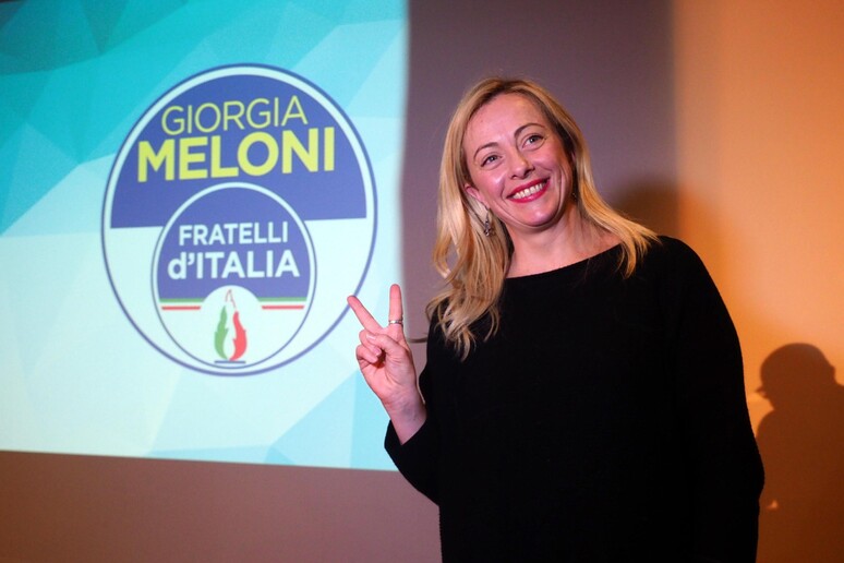 Elezioni: il nome di Giorgia Meloni nel simbolo di Fdi [ARCHIVE MATERIAL 20180113 ] - RIPRODUZIONE RISERVATA