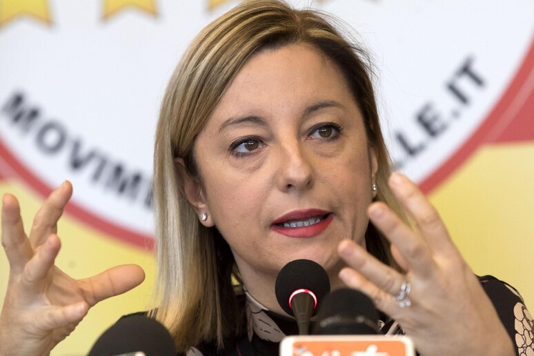 La deputata M5S Roberta Lombardi, candidata alla presidenza della Regione Lazio - RIPRODUZIONE RISERVATA
