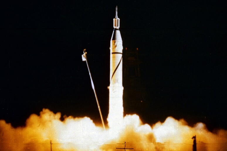 Il lancio del primo satellite Usa, Explorer-1 (fonte: NASA) - RIPRODUZIONE RISERVATA