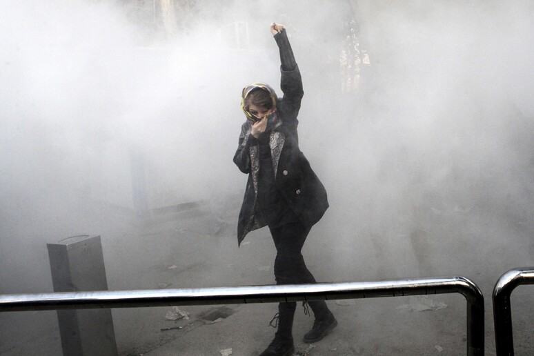 Foto d 'archivio delle proteste a Teheran © ANSA/AP