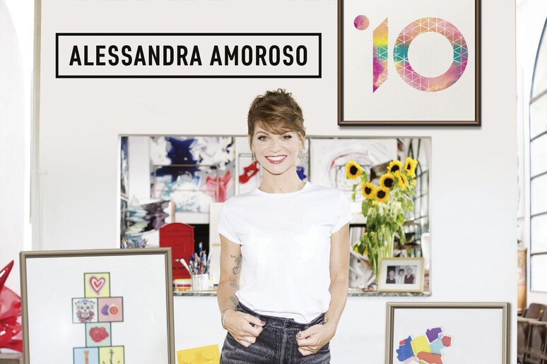 Alessandra Amoroso e la cover del suo nuovo album,  '10 ' - RIPRODUZIONE RISERVATA