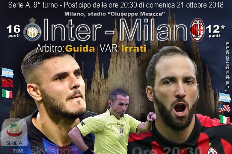 Serie A, Inter-Milan - RIPRODUZIONE RISERVATA