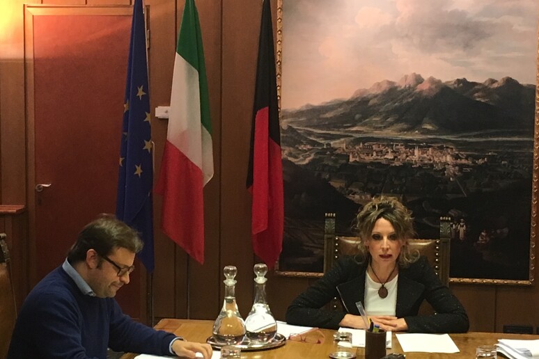 Presidente Regione Nicoletta Spelgatti e assessore Stefano Aggravi - RIPRODUZIONE RISERVATA