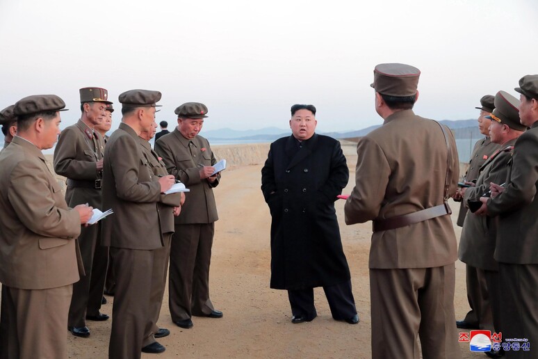 Il leader nordcoreano, Kim Jong-un © ANSA/EPA