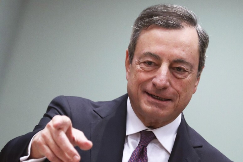 Mario Draghi (archivio) © ANSA/EPA