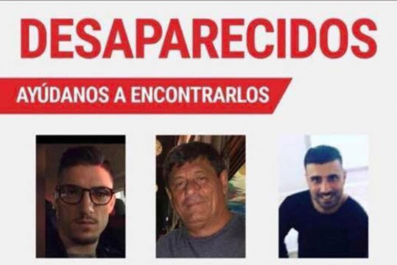 Una foto tratta dal profilo Facebook di 24h Morelia mostra la foto dei tre italiani scomparsi, Raffaele Russo, suo figlio Antonio e suo nipote Vincenzo Cimmino, tutti originari di Napoli - RIPRODUZIONE RISERVATA